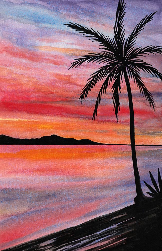 Sunset Beach I art print by Nicholas Biscardi for $57.95 CAD