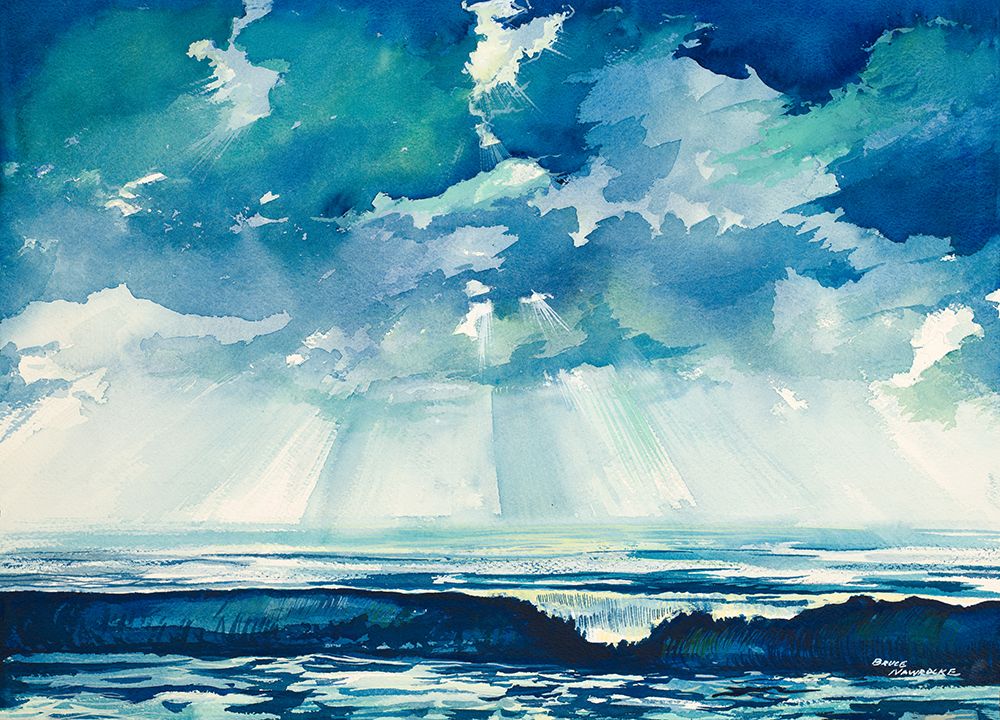 Clouds and Ocean art print by Bruce Nawrocke for $57.95 CAD
