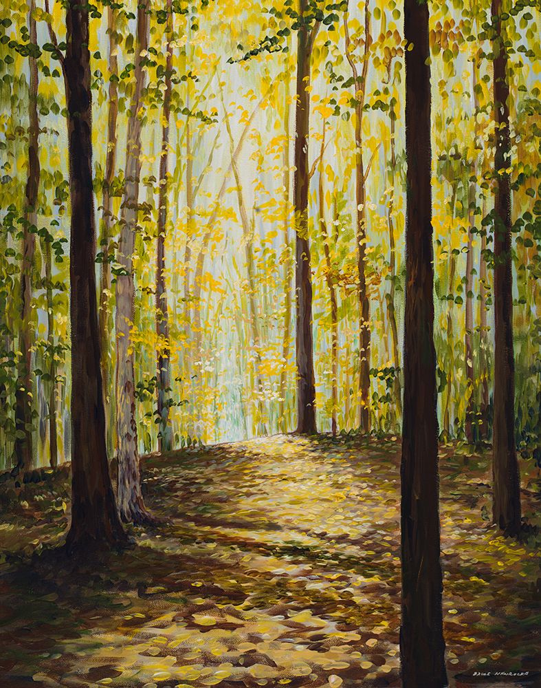 Autumn Forest art print by Bruce Nawrocke for $57.95 CAD
