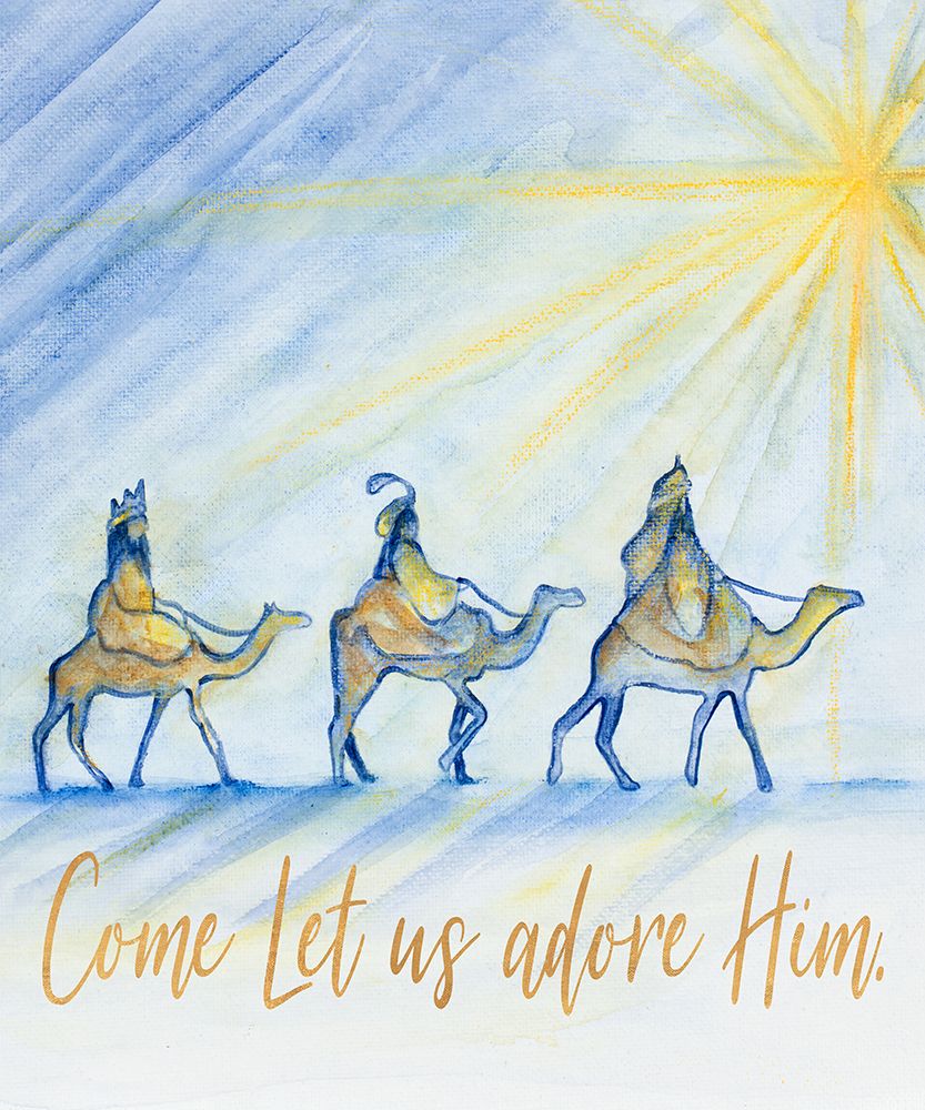 Come Let Us Adore Him art print by Janice Gaynor for $57.95 CAD