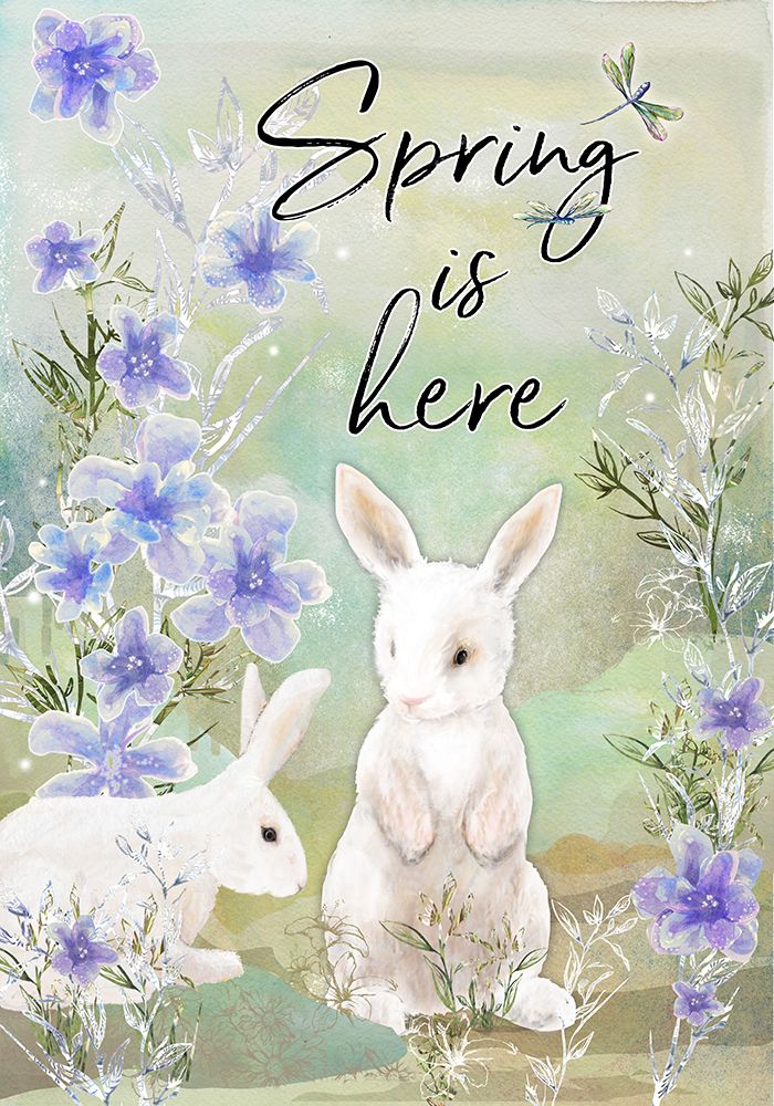 Spring Is Here Sweet Bunny art print by Diannart for $57.95 CAD