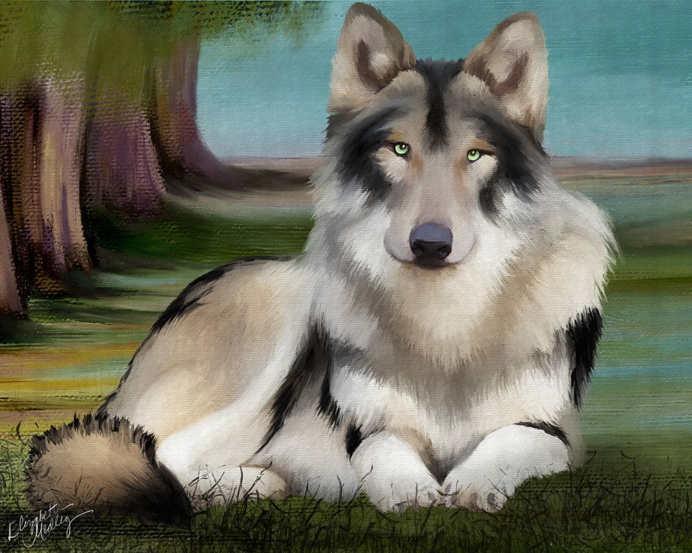 Wolf art print by Elizabeth Medley for $57.95 CAD