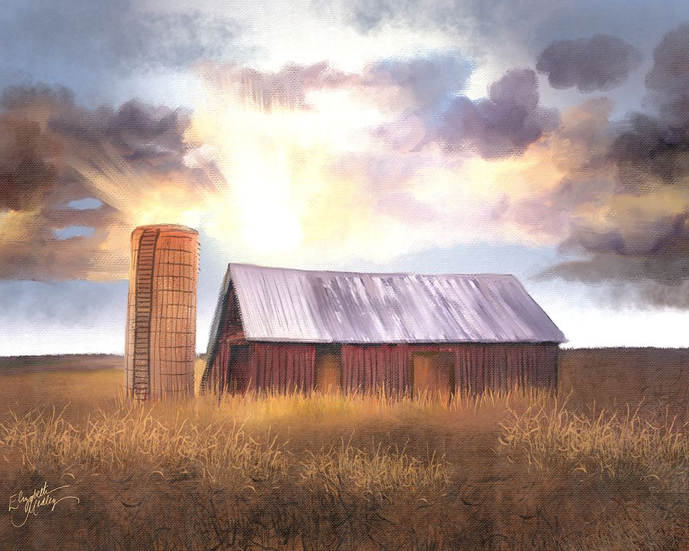 Sunset Farm art print by Elizabeth Medley for $57.95 CAD