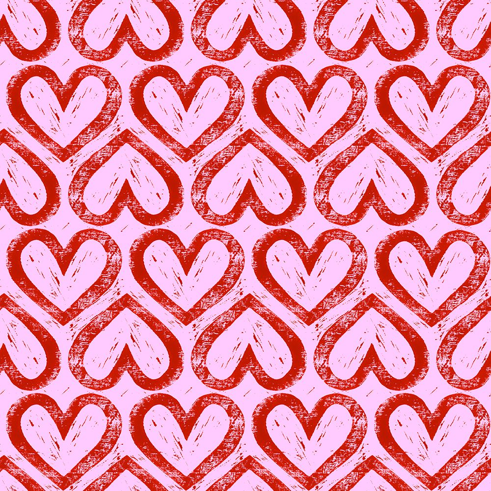 Heart Pattern art print by Piddix for $57.95 CAD
