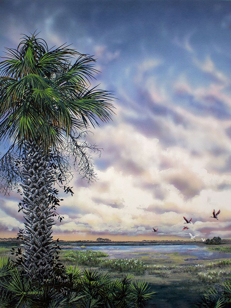 Tropical View art print by James Harris for $57.95 CAD