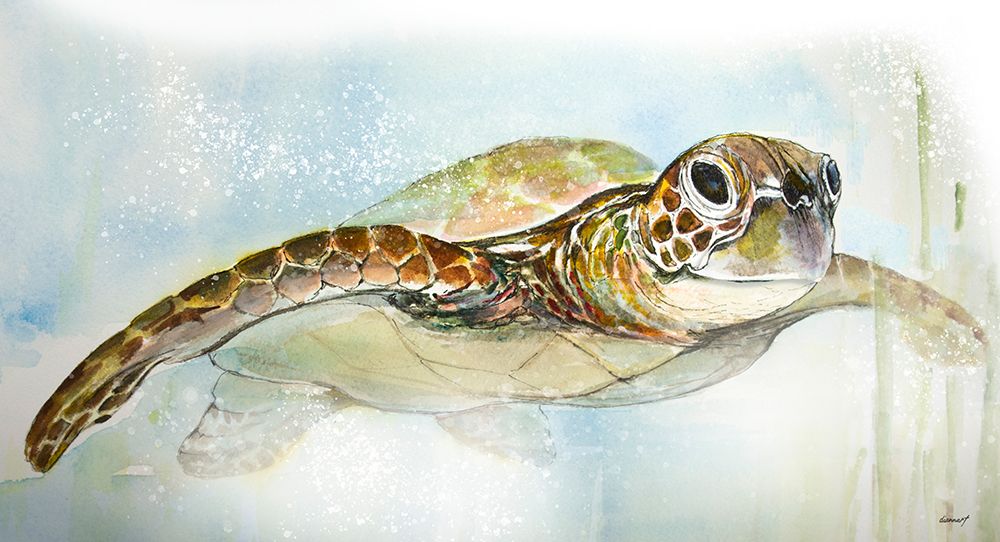 Majestic Turtle art print by Diannart for $57.95 CAD