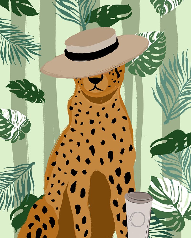 Stylish Leopard art print by Elizabeth Medley for $57.95 CAD