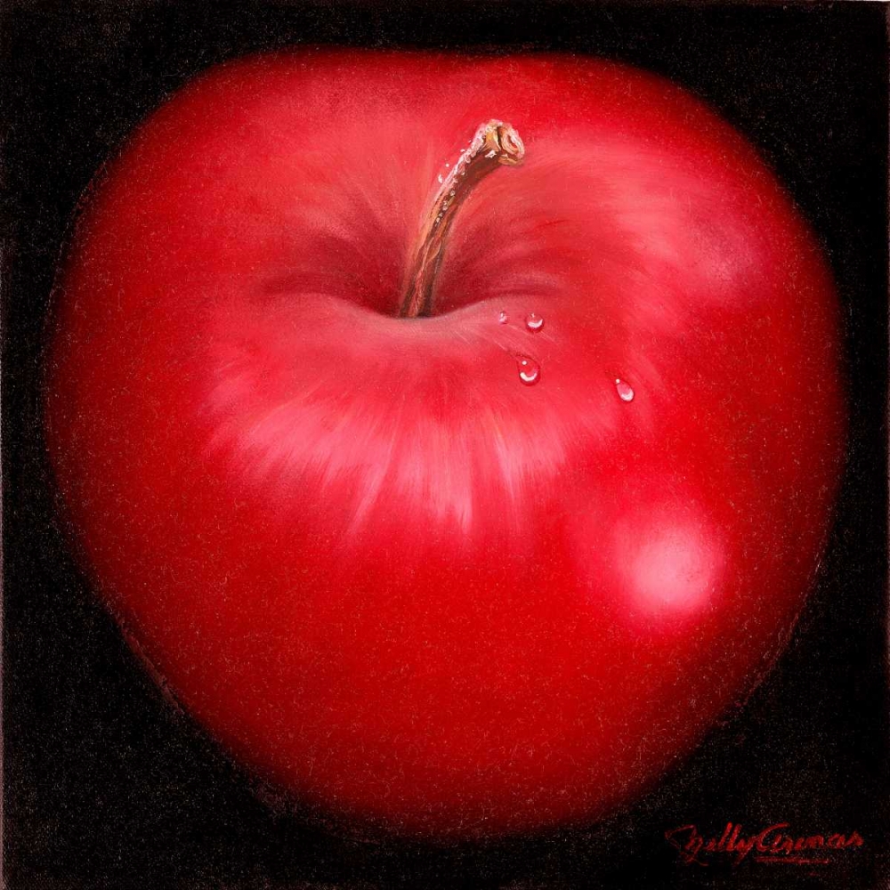 Red Apple art print by Nelly Arenas for $57.95 CAD
