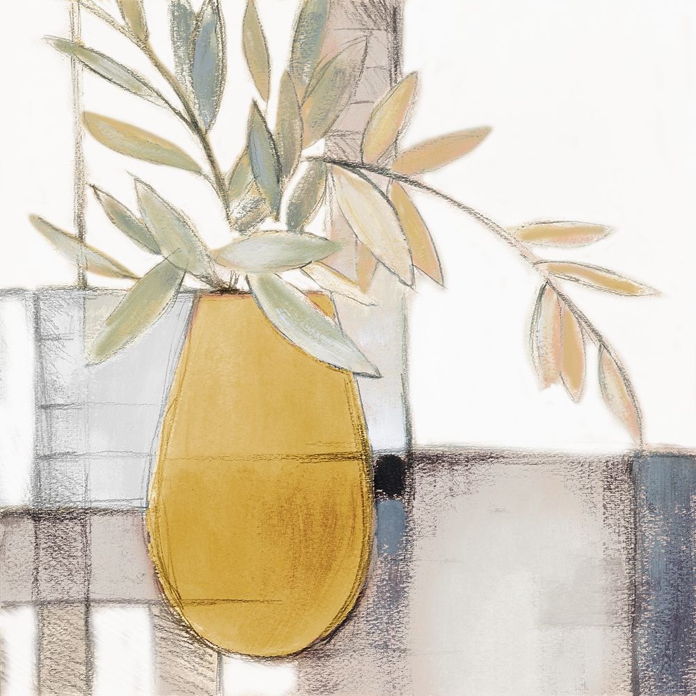 Golden Afternoon Bamboo Leaves I art print by Lanie Loreth for $57.95 CAD