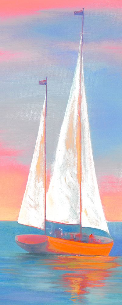 Sunset Sails art print by Vivien Rhyan for $57.95 CAD