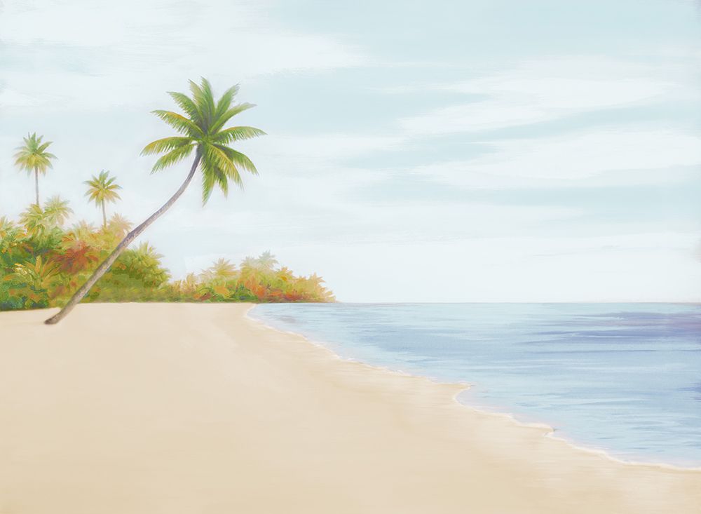 New Tropical Beach II art print by Vivien Rhyan for $57.95 CAD