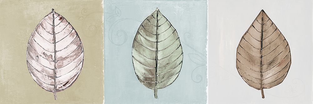 Neutral New Leaf Trio art print by Patricia Pinto for $57.95 CAD