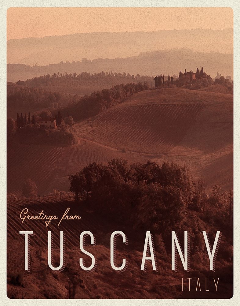 Greetings from Tuscany art print by Shelley Lake for $57.95 CAD