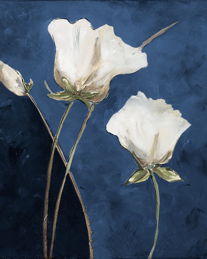 Blooms On Blue art print by Patricia Pinto for $57.95 CAD
