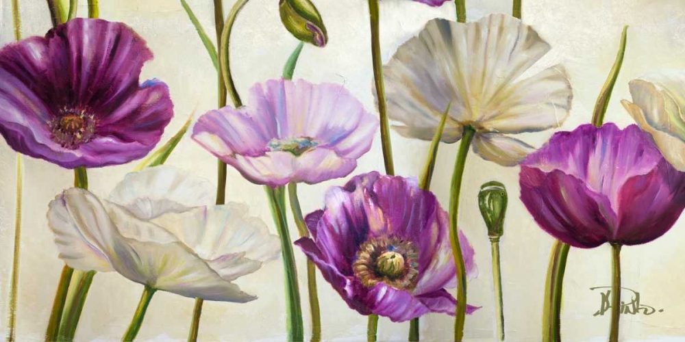Poppies in Spring I art print by Patricia Pinto for $57.95 CAD