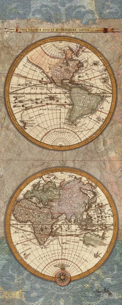 World Map Panel I art print by Elizabeth Medley for $57.95 CAD
