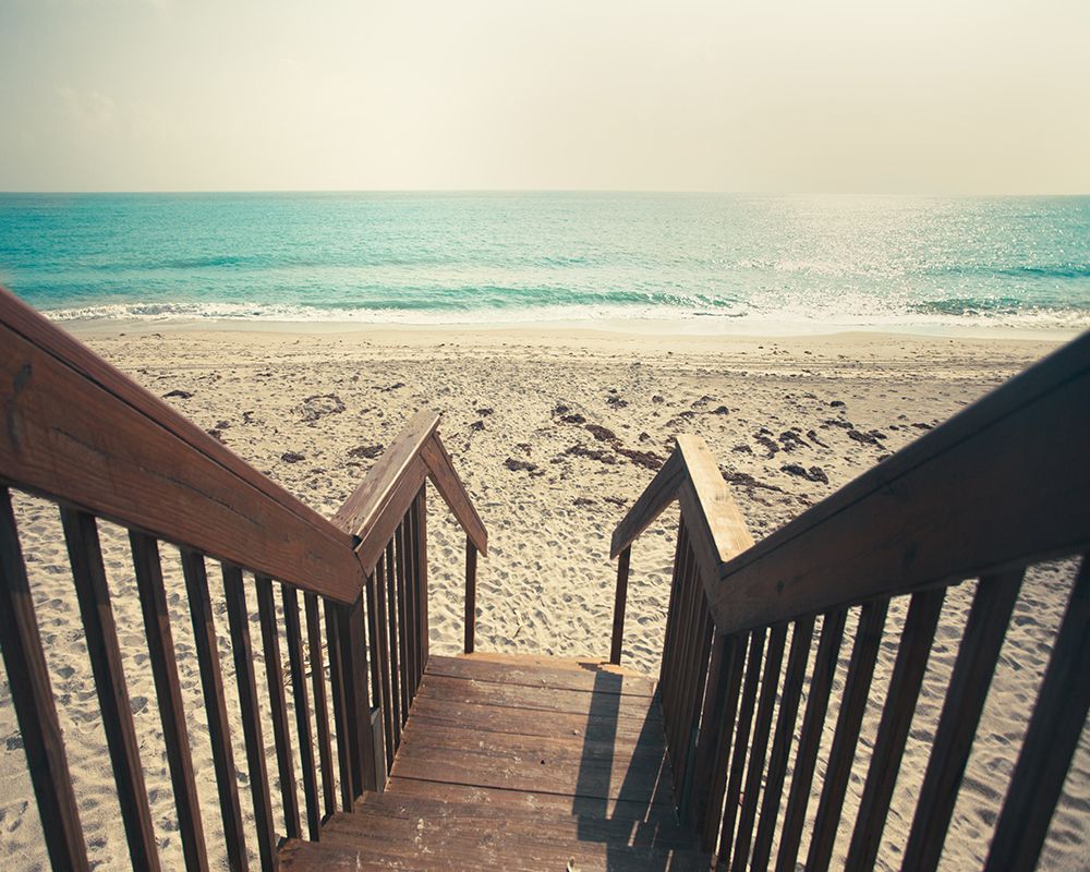 Beach Stairs art print by Susan Bryant for $57.95 CAD