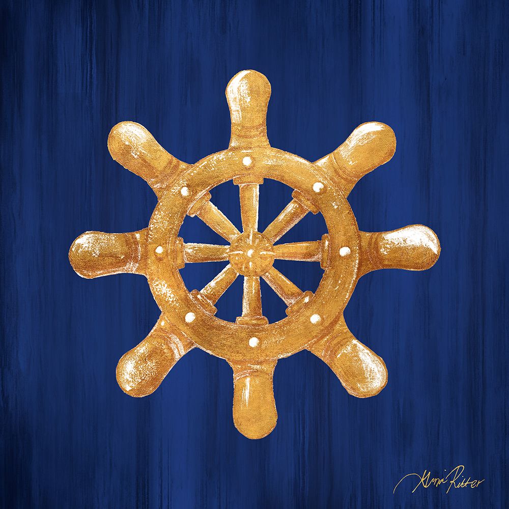 Golden Sailing art print by Gina Ritter for $57.95 CAD