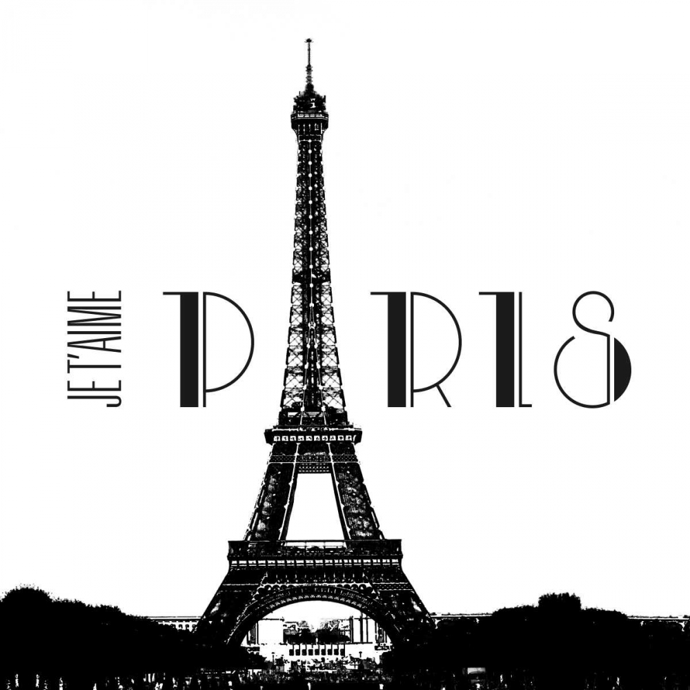 Je Taime Paris art print by Emily Navas for $57.95 CAD