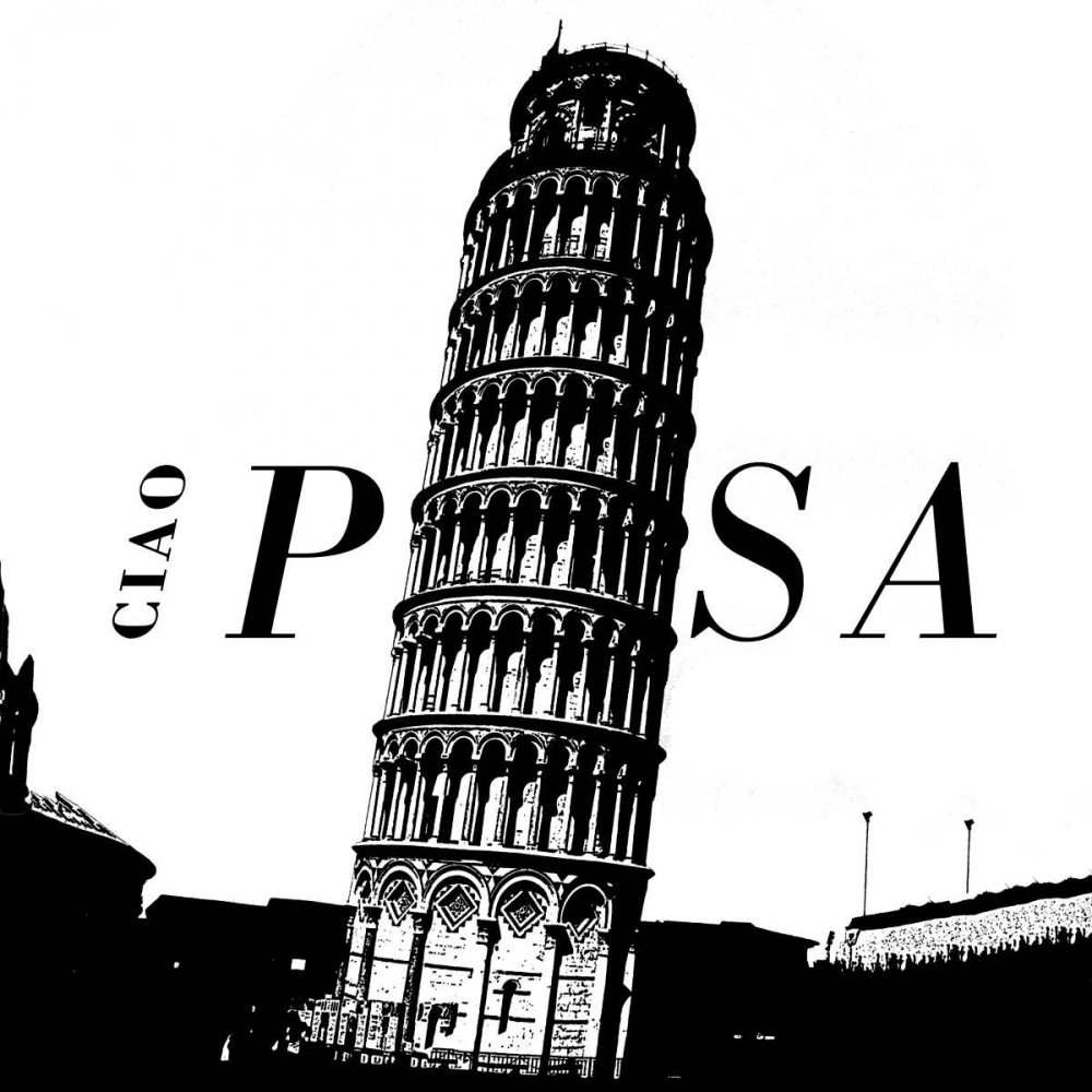 Ciao Pisa art print by Emily Navas for $57.95 CAD