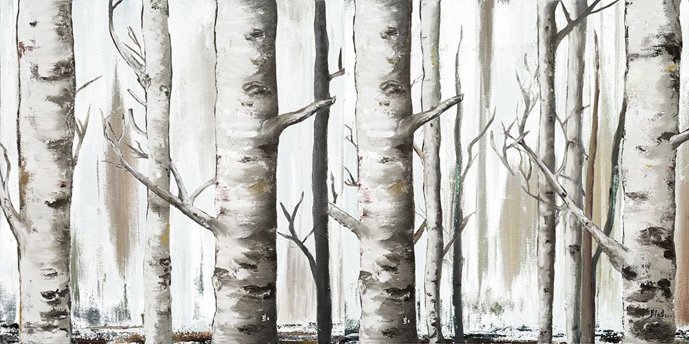 White Birch Forest art print by Patricia Pinto for $57.95 CAD