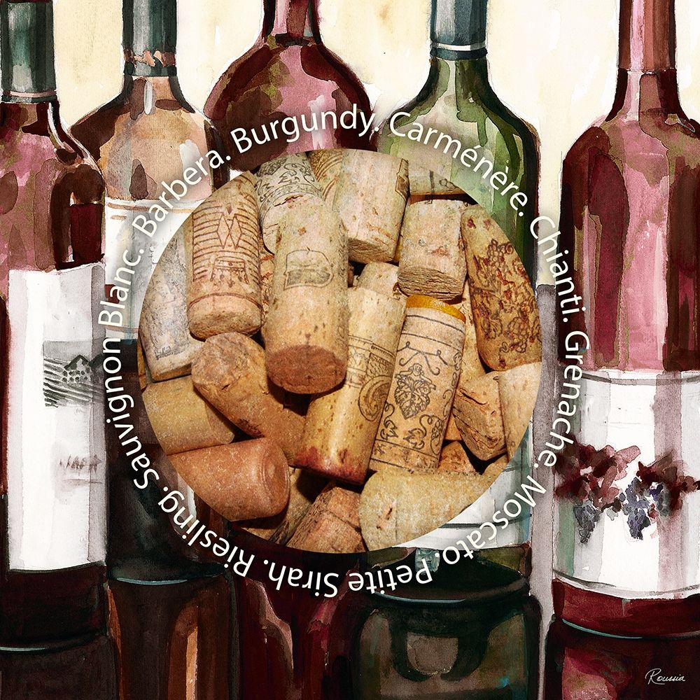 BandG Bottles with Corks II art print by Heather A. French-Roussia for $57.95 CAD