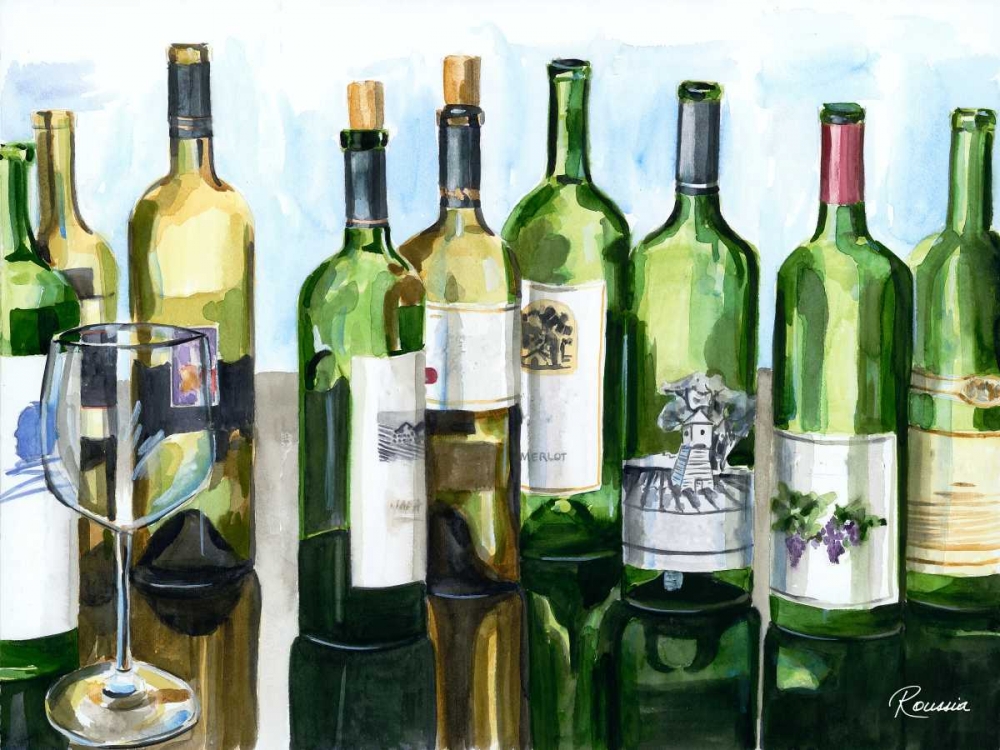 BandG Bottles II art print by Heather A. French-Roussia for $57.95 CAD