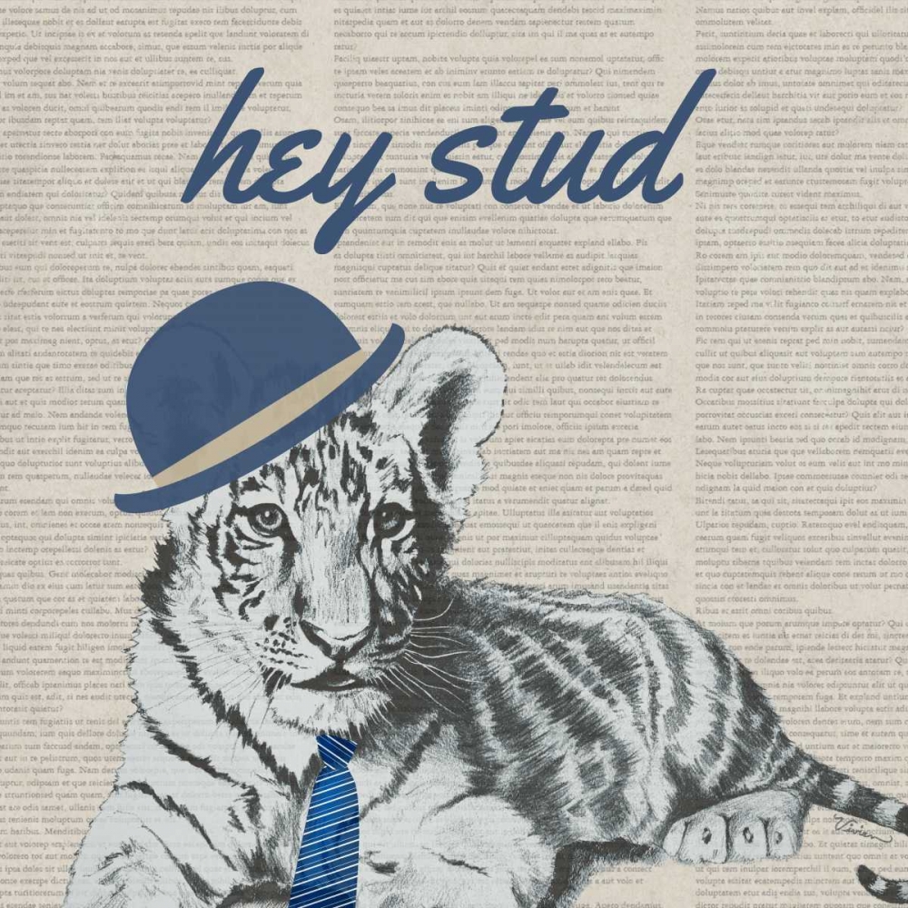 Stud Tiger art print by Vivien Rhyan for $57.95 CAD