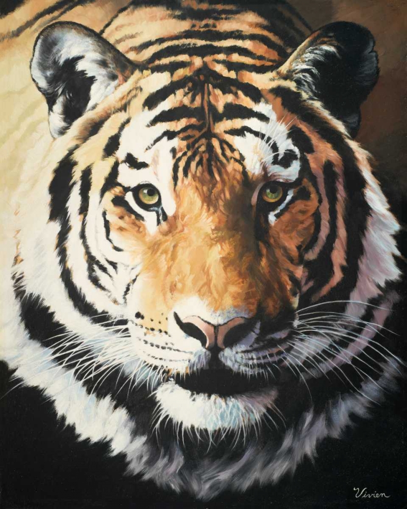Tiger art print by Vivien Rhyan for $57.95 CAD