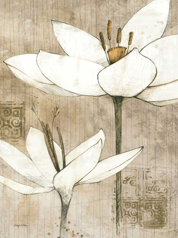 Pencil Floral I art print by Avery Tillmon for $57.95 CAD