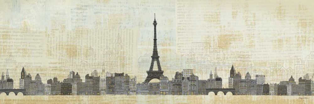 Eiffel Skyline art print by Avery Tillmon for $57.95 CAD