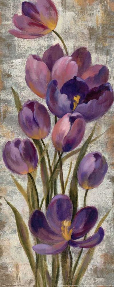 Royal Purple Tulips I art print by Silvia Vassileva for $44.95 CAD