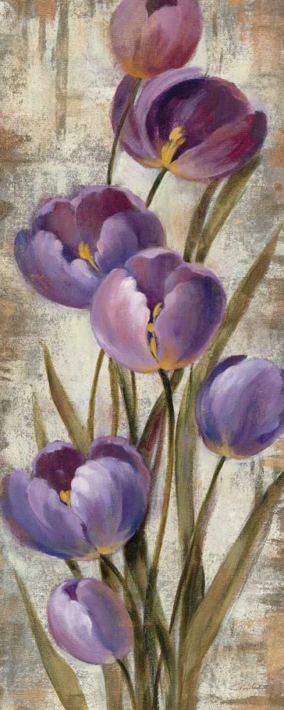 Royal Purple Tulips II art print by Silvia Vassileva for $44.95 CAD