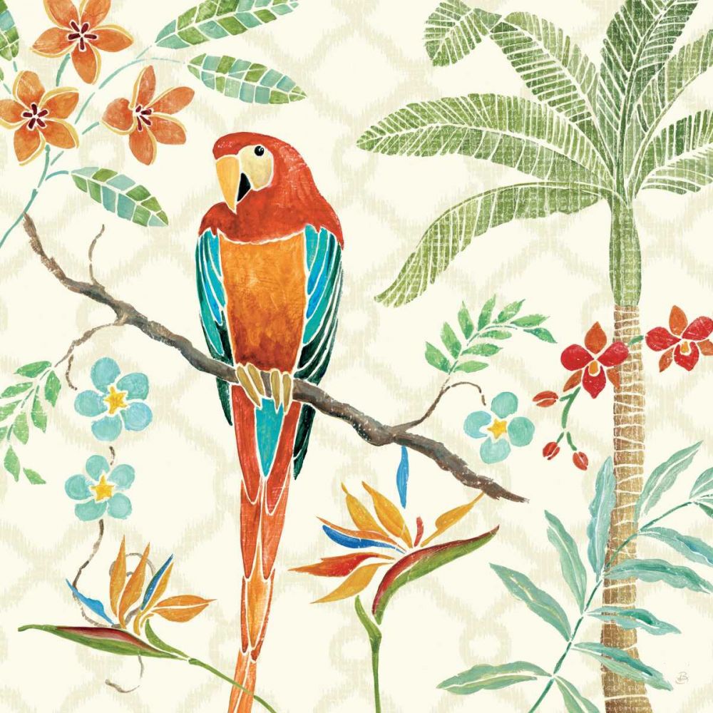 Tropical Paradise II art print by Daphne Brissonnet for $57.95 CAD