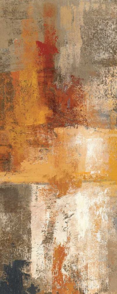 Silver and Amber Panel I art print by Silvia Vassileva for $44.95 CAD