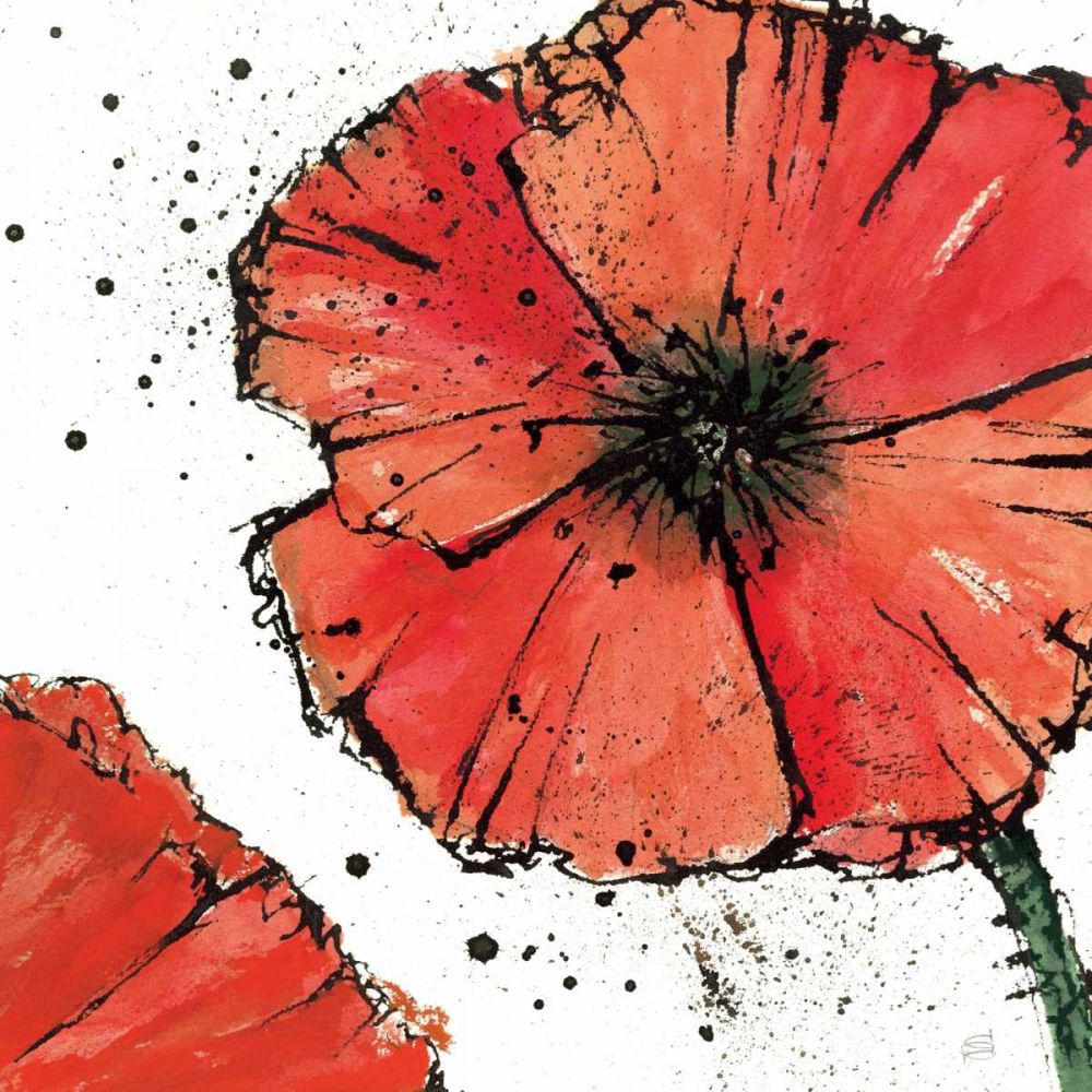 Not a California Poppy on White IV art print by Chris Paschke for $39.95 CAD