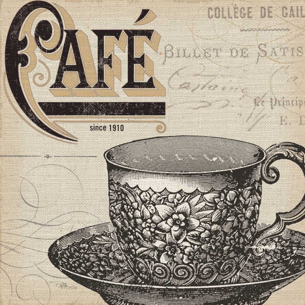 Antique Cafe no Border II art print by Pela Studio for $63.95 CAD
