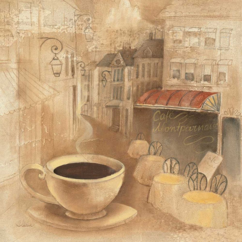 Cafe de Paris I art print by Albena Hristova for $57.95 CAD