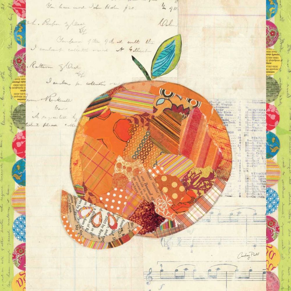 Fruit Collage IV - Orange art print by Courtney Prahl for $57.95 CAD