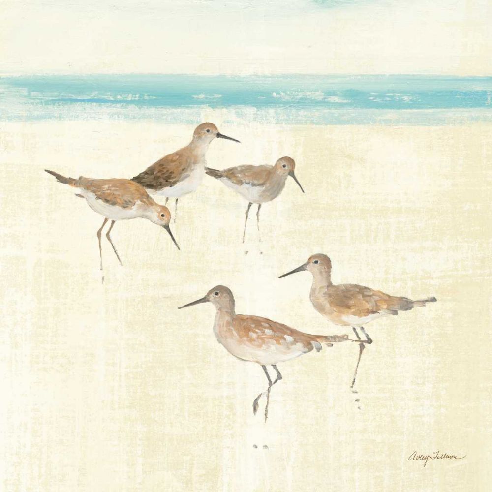 Sandpipers Square I art print by Avery Tillmon for $57.95 CAD