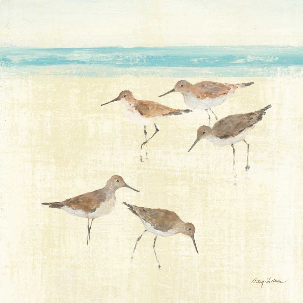 Sandpipers Square II art print by Avery Tillmon for $57.95 CAD