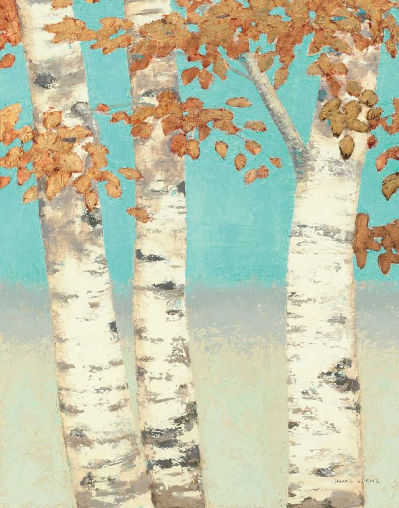 Golden Birches II art print by James Wiens for $57.95 CAD