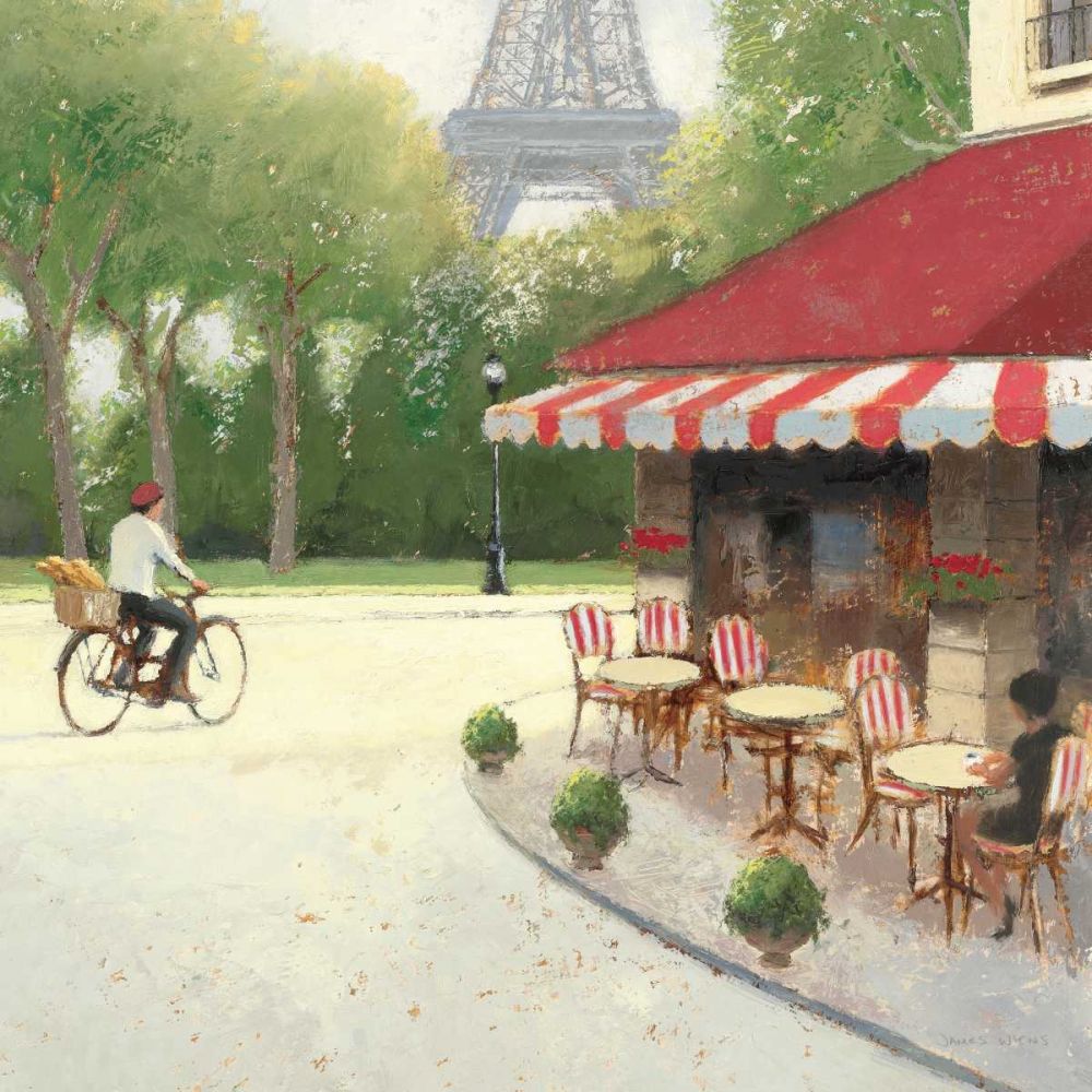 Cafe du Matin III art print by James Wiens for $57.95 CAD