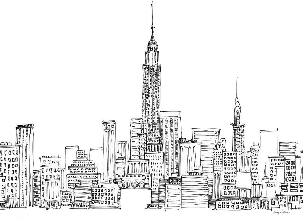 New York Skyline Crop art print by Avery Tillmon for $57.95 CAD