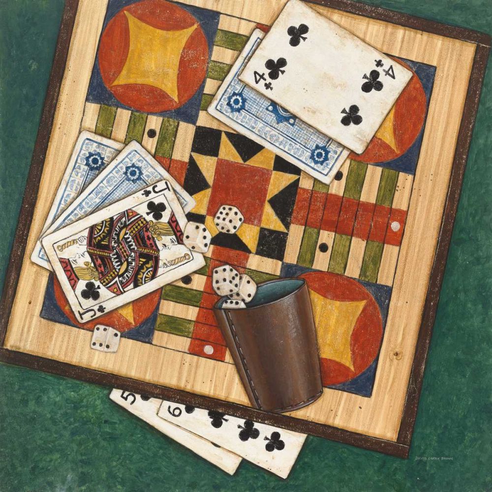 Parcheesi art print by David Carter Brown for $57.95 CAD