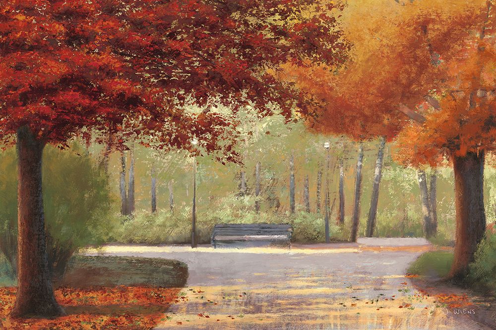 Autumn Stroll no People art print by James Wiens for $57.95 CAD