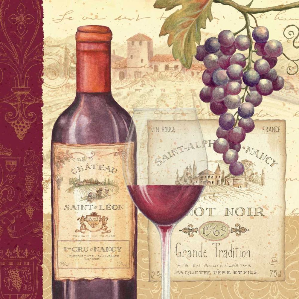 Wine Tradition I art print by Daphne Brissonnet for $57.95 CAD