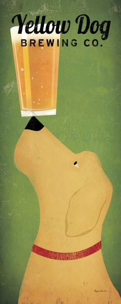 Yellow Dog Brewing Co. art print by Ryan Fowler for $57.95 CAD