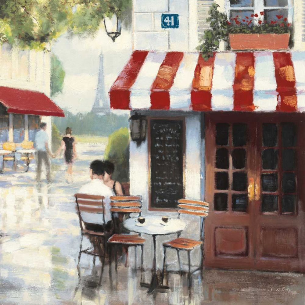 Relaxing at the Cafe II art print by James Wiens for $57.95 CAD
