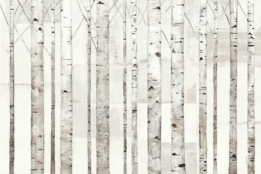 Birch Trees on White art print by Avery Tillmon for $57.95 CAD